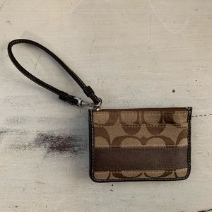 Coach Wristlet Wallet Card/ID Holder